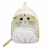 Cat Canvas Backpack