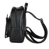 Cat Leather Backpack - Black, Gray or Black