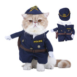 Cat Costumes -  Policeman, Cowboy, Doctor, Nurse, Sailor, Boxer or Racer