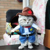 Cat Costumes -  Policeman, Cowboy, Doctor, Nurse, Sailor, Boxer or Racer